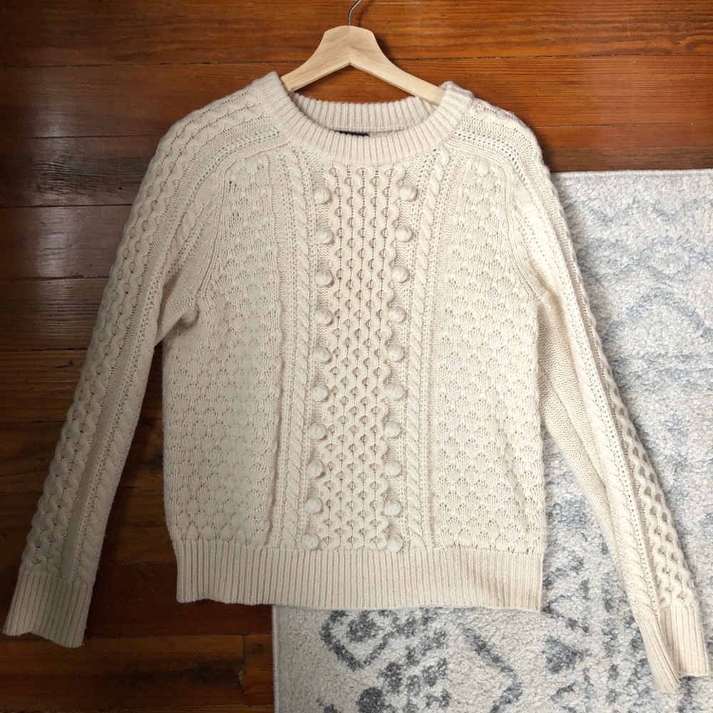 J. Crew Cable Knit Sweater